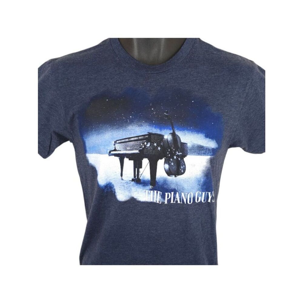 The Piano Guys T Shirt Mens Size XS Blue Classical New Age Music Group